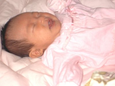 Baby Soe-hee was born in April 2008.