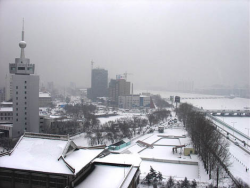 Winter scene in Yanbian