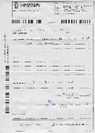 Hospital document attesting to the son's broken rib and estimated time required for healing following the kidnap attempt.